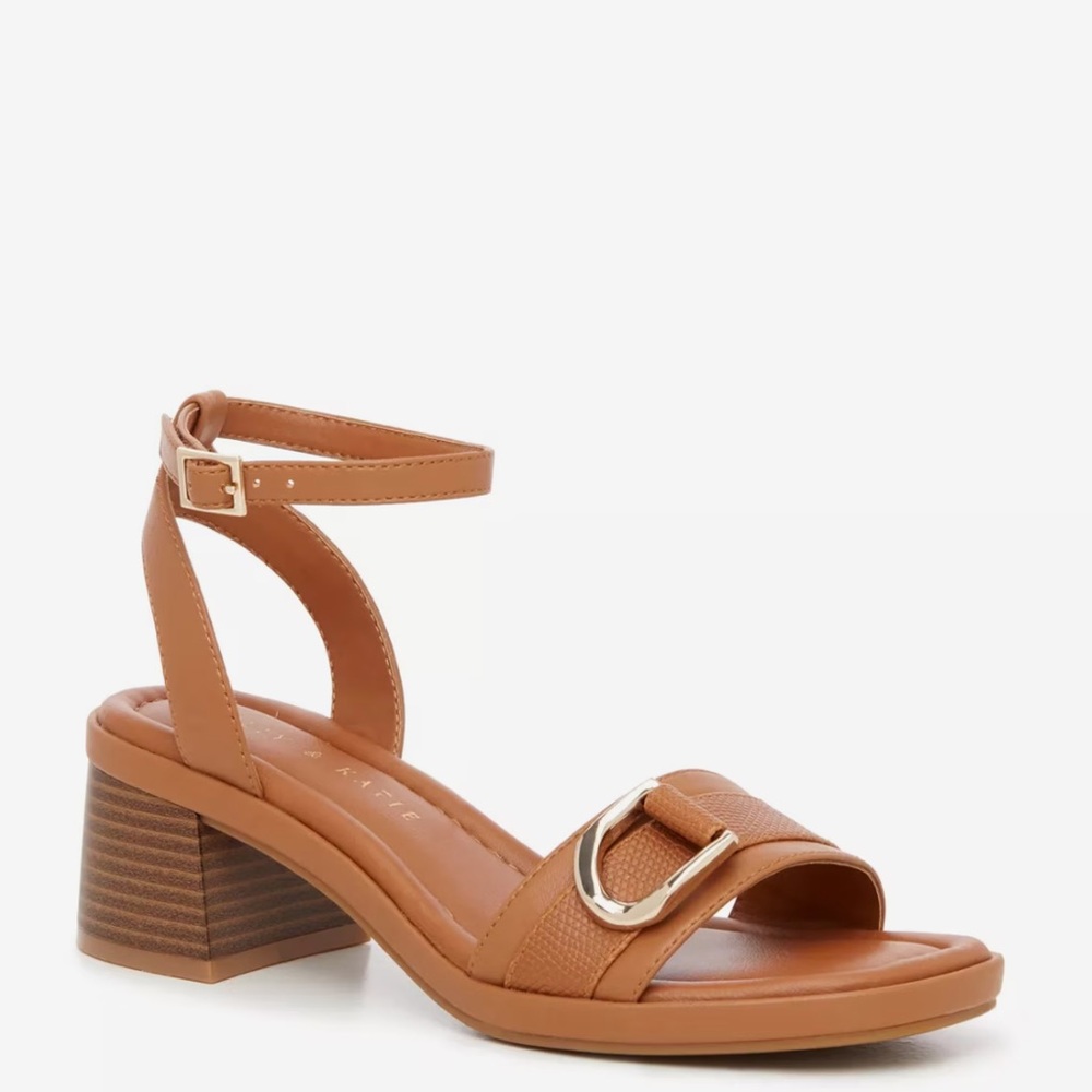 Kelly & Katie Tan Buckle Sandals